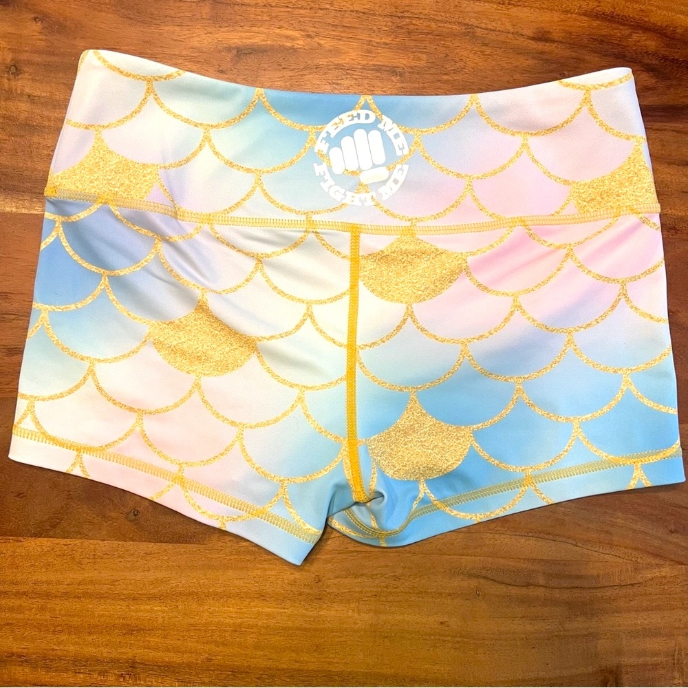 EUC Feed Me Fight Me shorts, size small